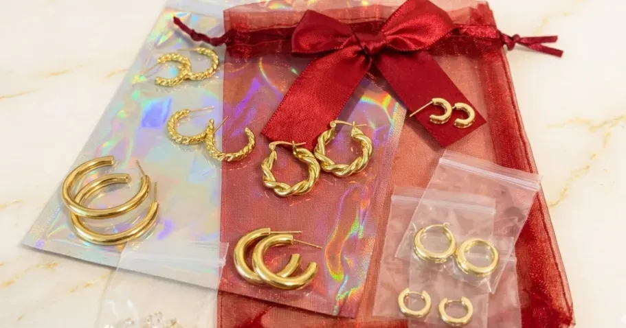 Adoyi Hoop and Stud Earring Sets
