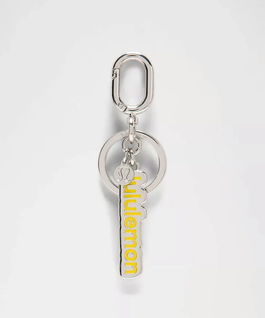lululemon Metal Keychain