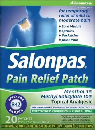 20-Count Salonpas Pain Relief Patches