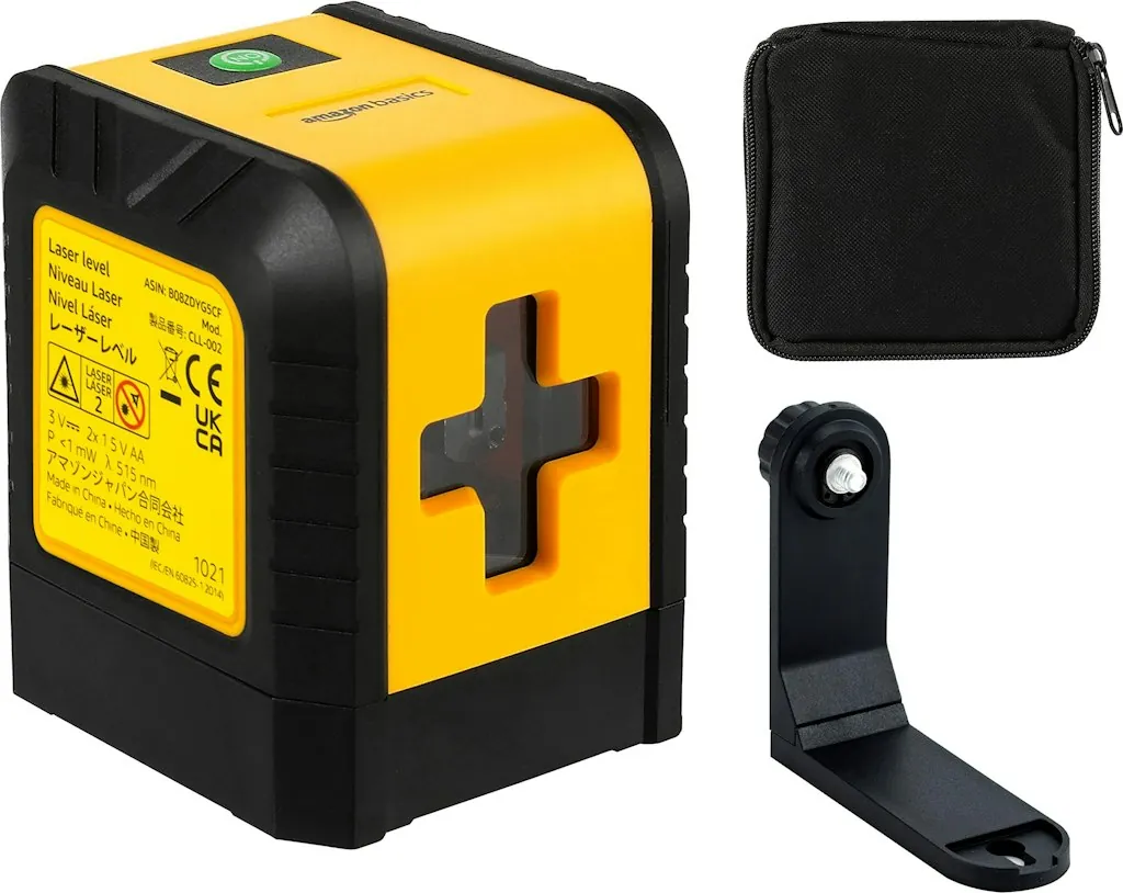 Amazon Basics Horizontal/Vertical & Cross-Line Class II Laser Level