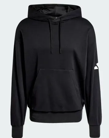 adidas Men's Essentials Loose-Fit 3 Bar Logo French Terry Hoodie