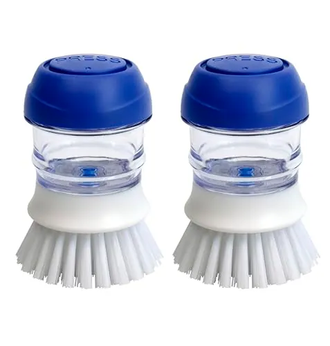 CELOX Dish Brush w/ Soap Dispenser 2-Pack