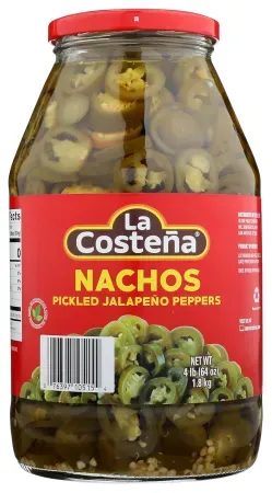 64oz La Costeña Nacho Sliced Pickled Jalapeños Jar