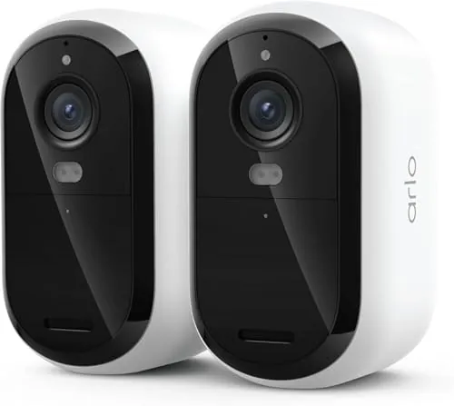Arlo Essential 2K Wireless Security Camera 2-Pack