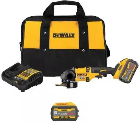 DeWalt FLEXVOLT 60V MAX 4-1/2 in.-6 in. Grinder Kit with (2) 9 Ah Batteries