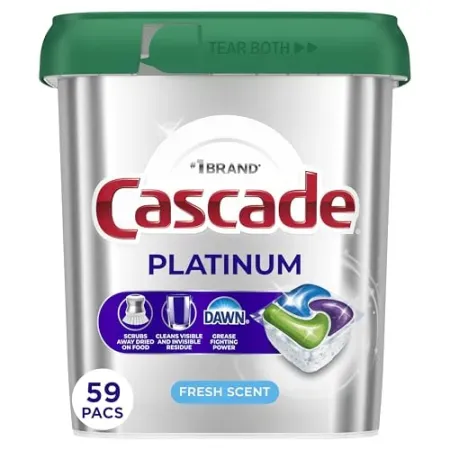 59-Count Cascade Platinum Dishwasher Pods