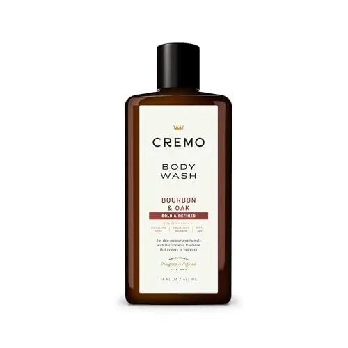 Cremo Body Wash for Men (Bourbon & Oak), 16 oz