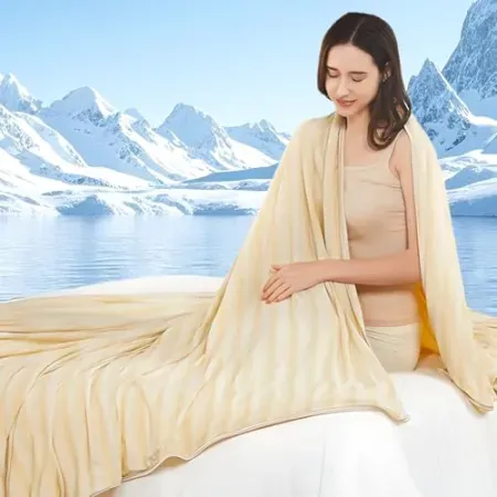 GOHERO 50"x70" Q-max>0.4 Cooling Blanket Throw