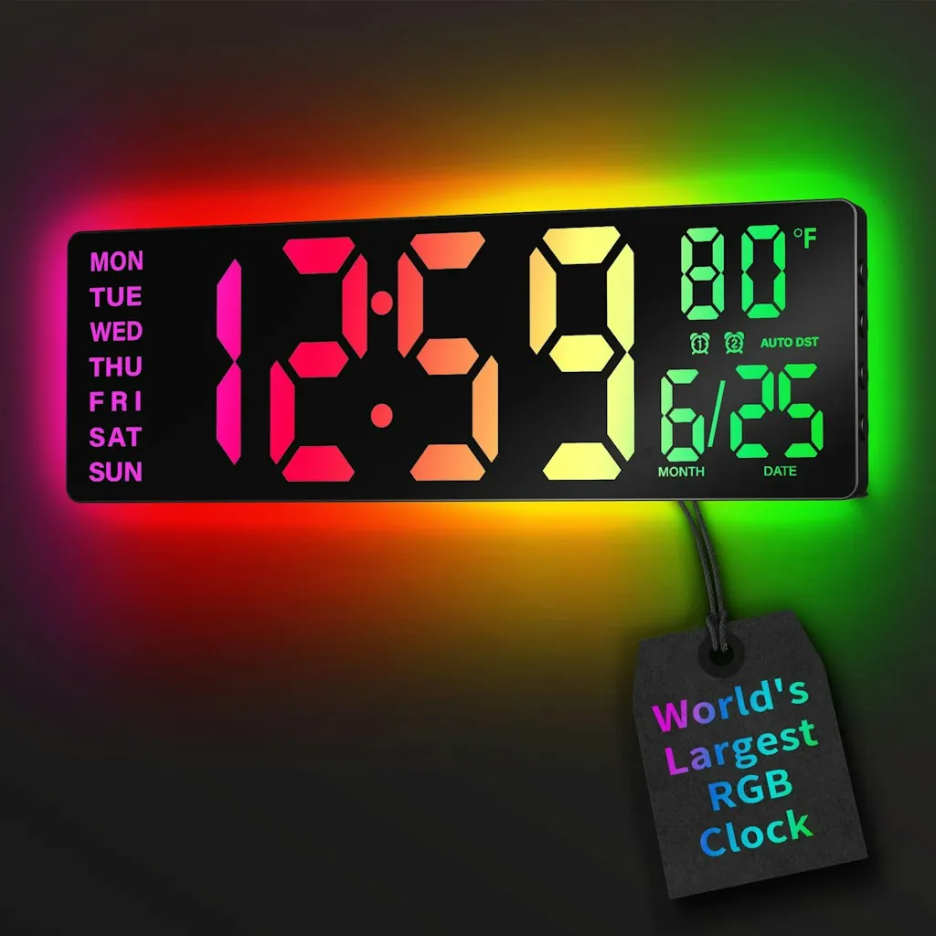 16.5" Large Digital Wall Clock