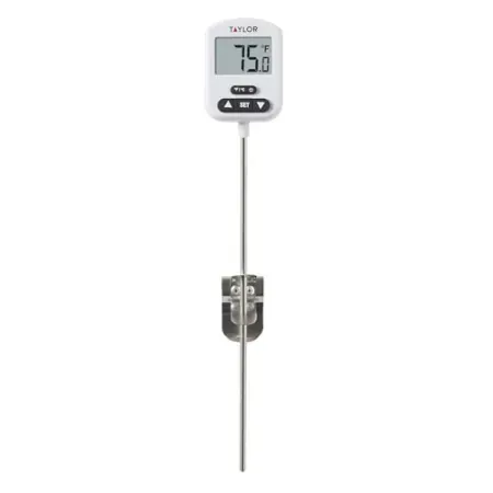 Taylor Programmable Digital Deep Fry Thermometer w/ Pan Clip