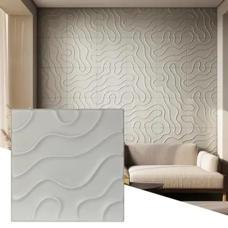 12-Pack Wall Supply 3D Flow Line Wall Panels