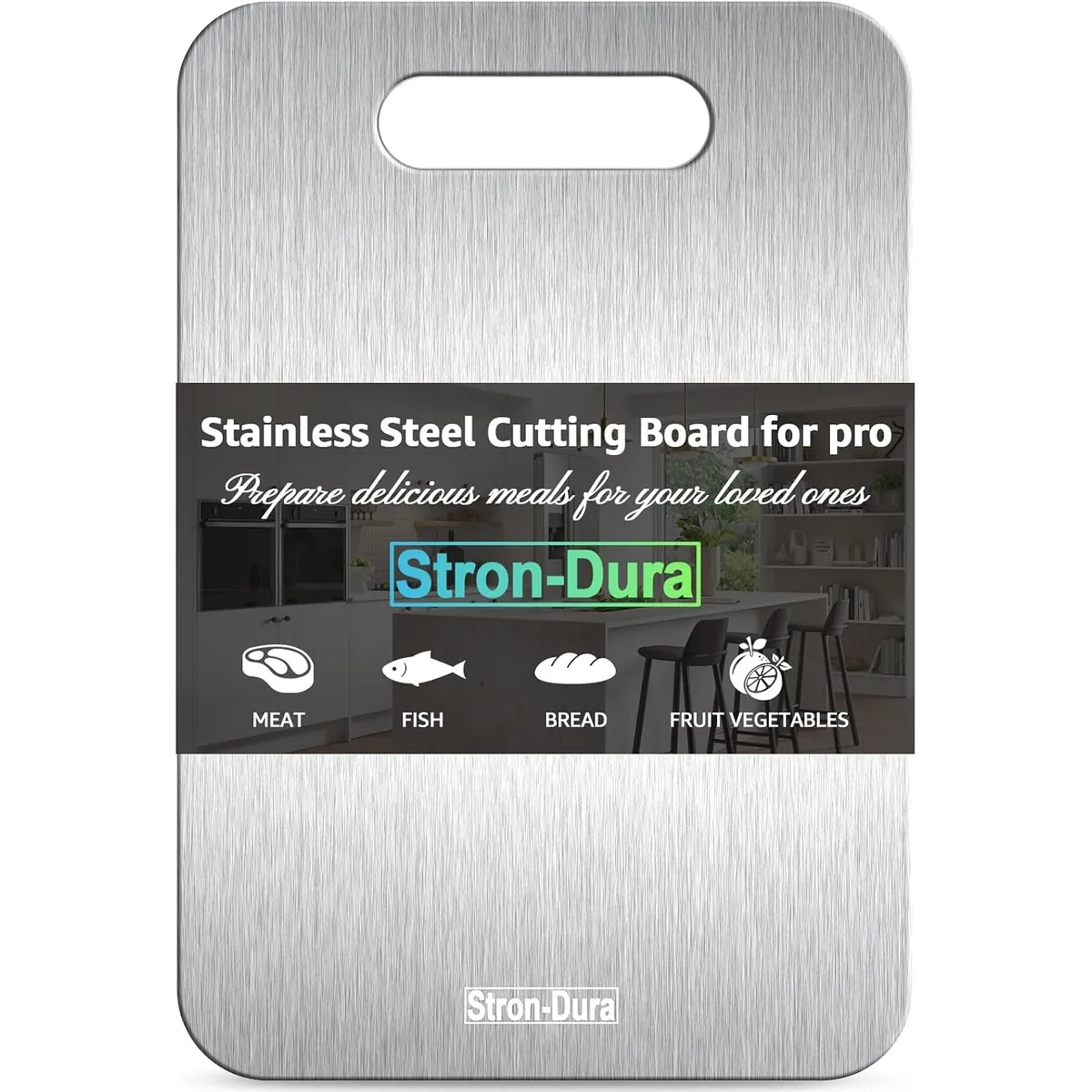 Stron Dura Small Stainless Steel Cutting Board