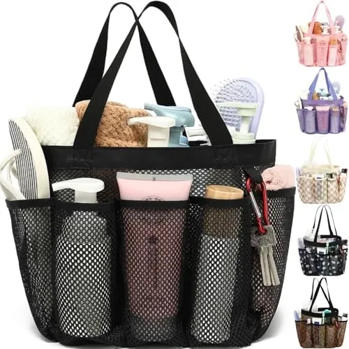 Fammart 8-Pocket 8.67" Mesh Shower Caddy