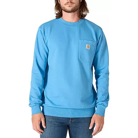 Carhartt Men's Garment Dye Hoodie or Sweatshirt (Horizon Blue)