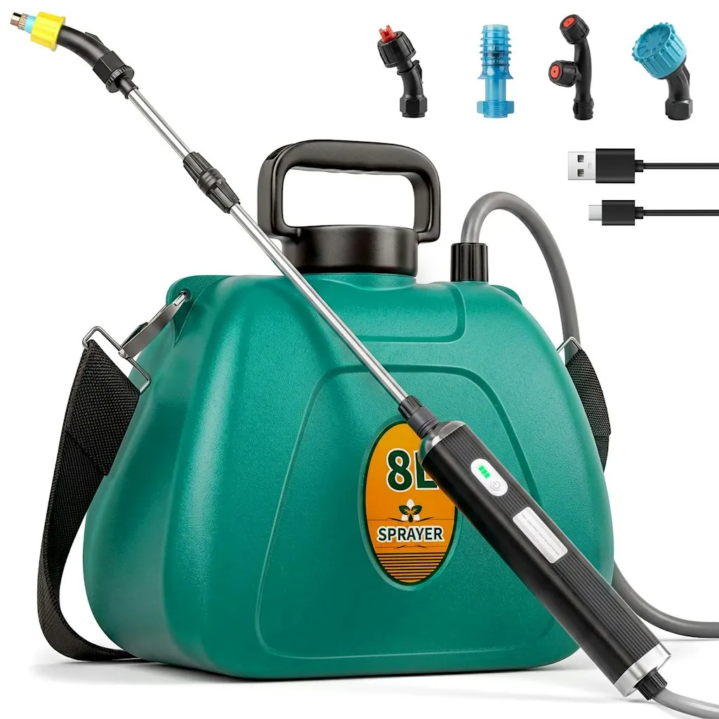 Battery Powered 2-Gallon Garden Sprayer