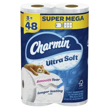 8-Pack Charmin Ultra Soft Mega XL Toilet Paper