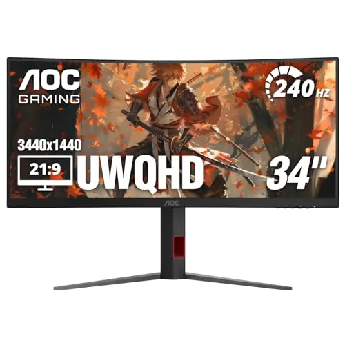 AOC CU34G4Z 34" 3440×1440 240Hz VA Ultrawide, HDR400