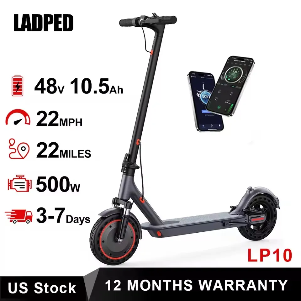 Ladped LP10 500W Folding Electric Scooter