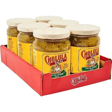 6-Pack Cholula Salsa Verde (12 oz each)