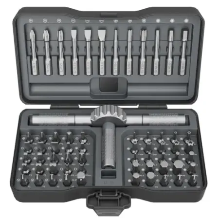 67-in-1 STREBITO Magnetic Ratcheting Screwdriver Set