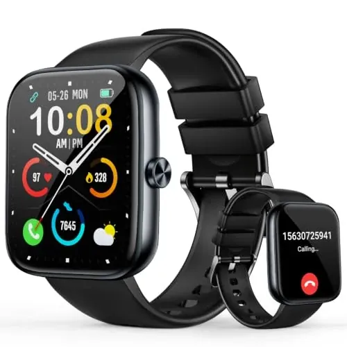MFVLP 1.83" HD Fitness Watch with Bluetooth Calling and IP68 Waterproofing