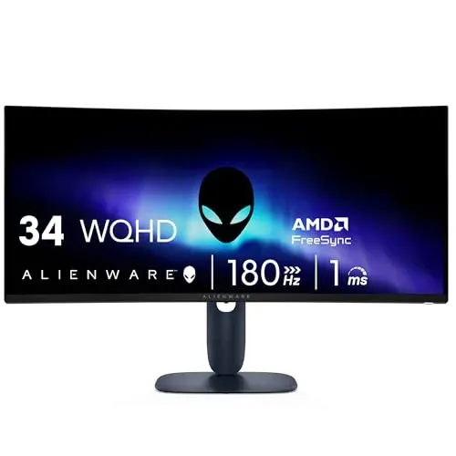 Alienware 34" WQHD 180Hz Curved Gaming Monitor AW3425DWM