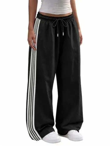 Women's Wide Leg Track Pants