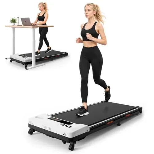 Portable Mini Walking Treadmill with Incline,