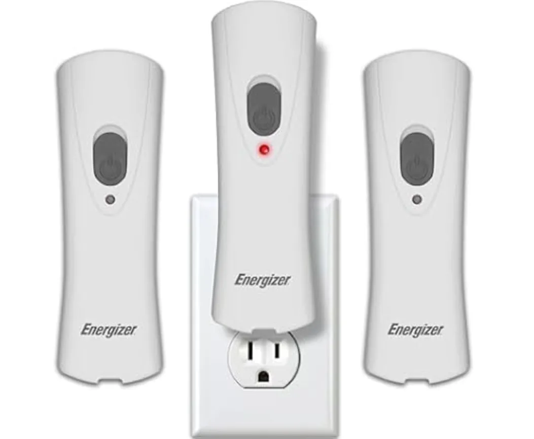 Energizer Weatheready Rechargeable LED Plug In Lights 3 Pack