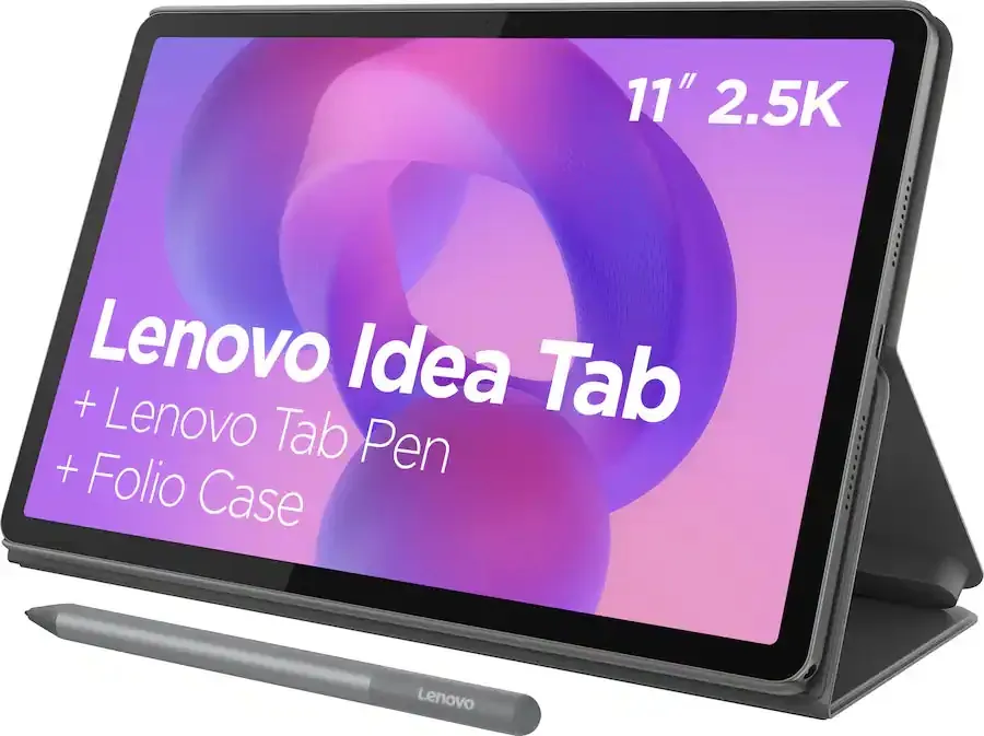 Lenovo Idea Tab 11" 2.5K Tablet w/ Tab Pen & Folio Case