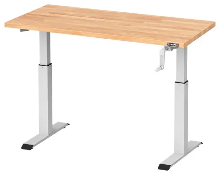 WORKPRO 47.2"x 23.6" 300lb Height Adjustable Workbench w/ Crank Handle