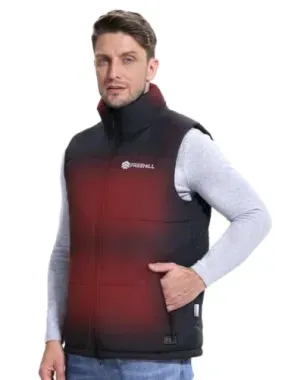 FREEHILL Men's Dual-Control Heated Puffer Vest