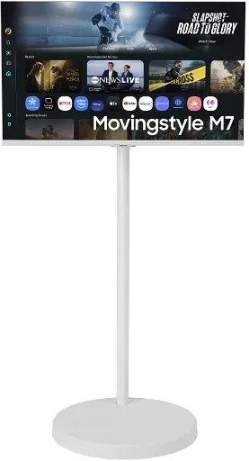 Samsung Movingstyle M7 32" 4K UHD 60Hz Smart Monitor w/ Rolling Stand