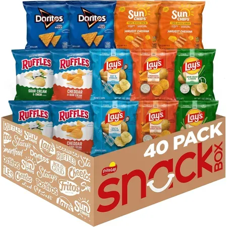 40-Pack 1oz Frito Lay Tangy Favorites Mix Variety Pack