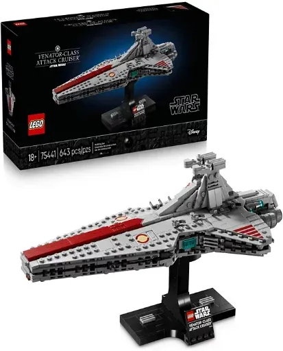 Star Wars Venator-Class Attack Cruiser Building Kit 643 Pieces