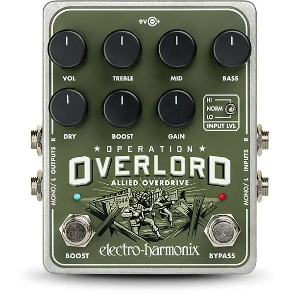 Electro-Harmonix Operation Overlord Overdrive Guitar Effects Pedal