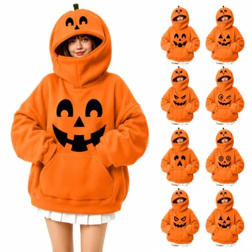 Pumpkin Graphic Halloween Sweatshirt