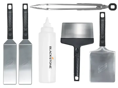 6-Piece Blackstone Deluxe Stainless Steel Griddle Spatula Set