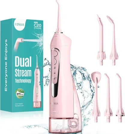 COSLUS C20 ADA Accepted Cordless Rechargeable Water Flosser