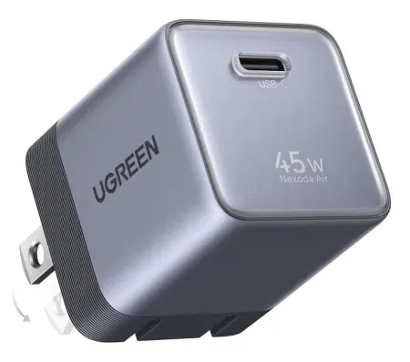 UGREEN Nexode Air 45W USB C Charger Block w/ Foldable Plug