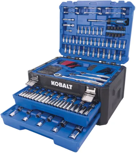Kobalt 302-Piece Metric and Standard (SAE) Mechanics Tool Set w/ Hard Case
