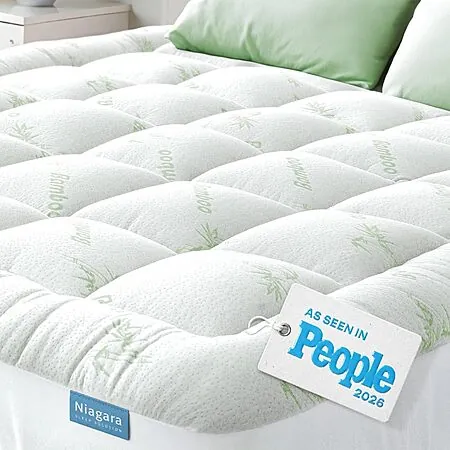 Niagara Sleep Solution Ultra Soft & Cooling Mattress Topper (Queen)