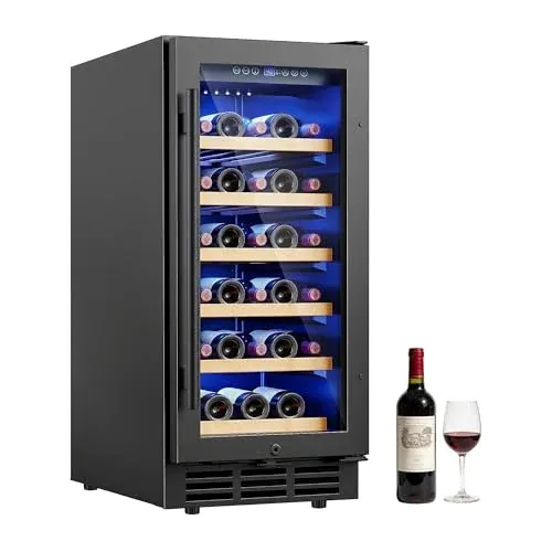 ICEVIVAL 28 Bottle 15 Inch Wine Cooler Refrigerator