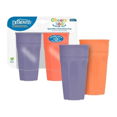 2-Pack Dr. Brown's Milestones Cheers360 Spoutless Cup