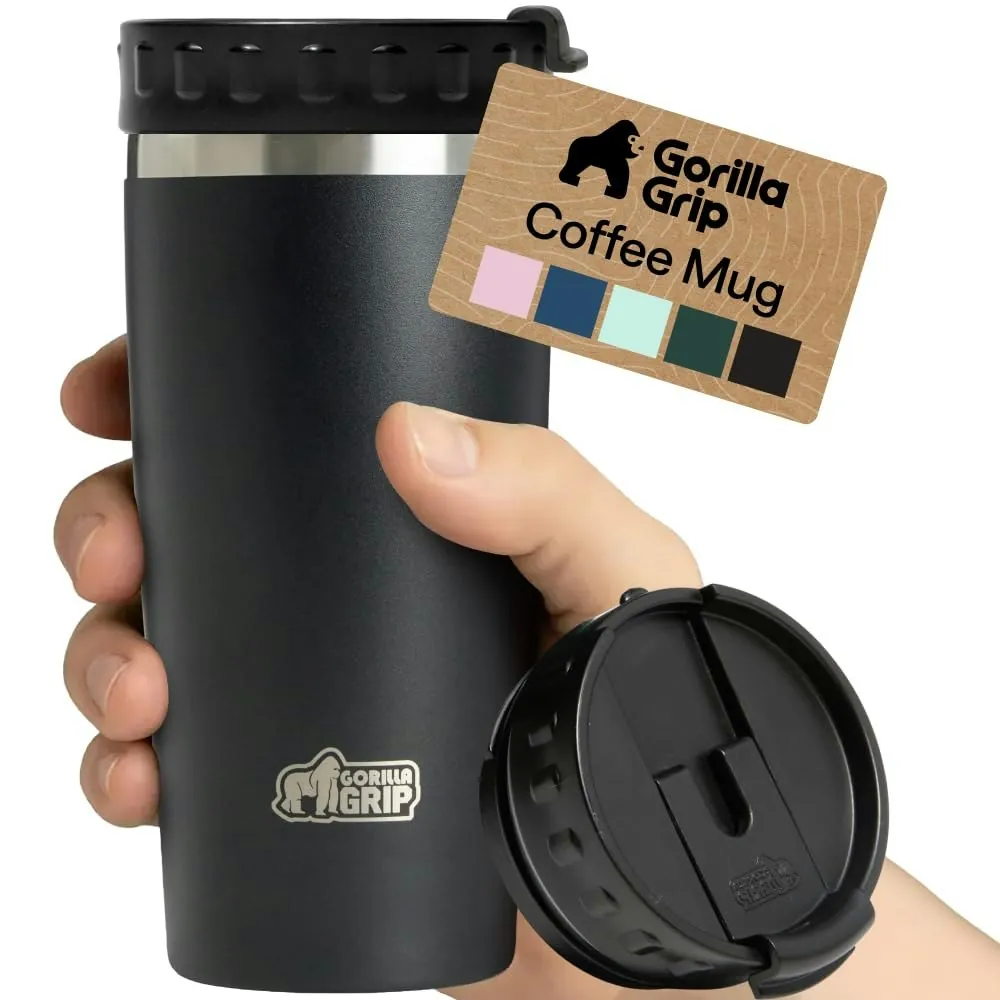 Gorilla Grip Stainless Steel 20-oz. Insulated Travel Mug