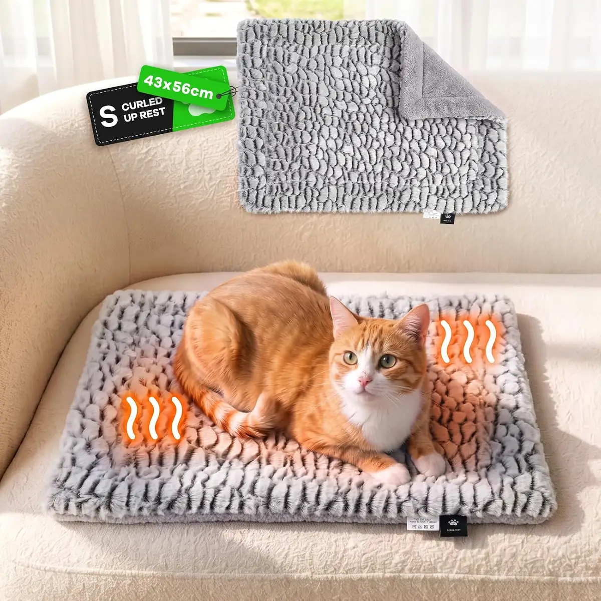 Mora Pets Self-Warming Cat Bed – Small