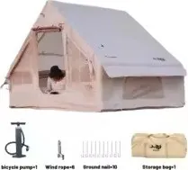Double Door Inflatable Camping Tent