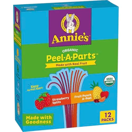 Annie's Organic Fruit Peel-A-Parts Fruit Flavored Snacks Variety Pack, 12-Count