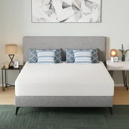 FDW 12" Medium Firm Gel Memory Foam Mattress (King)