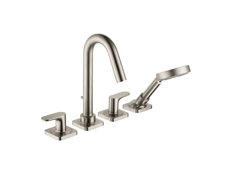 AXOR Citterio M Modern 2-Handle 18" Wide Roman Tub Filler